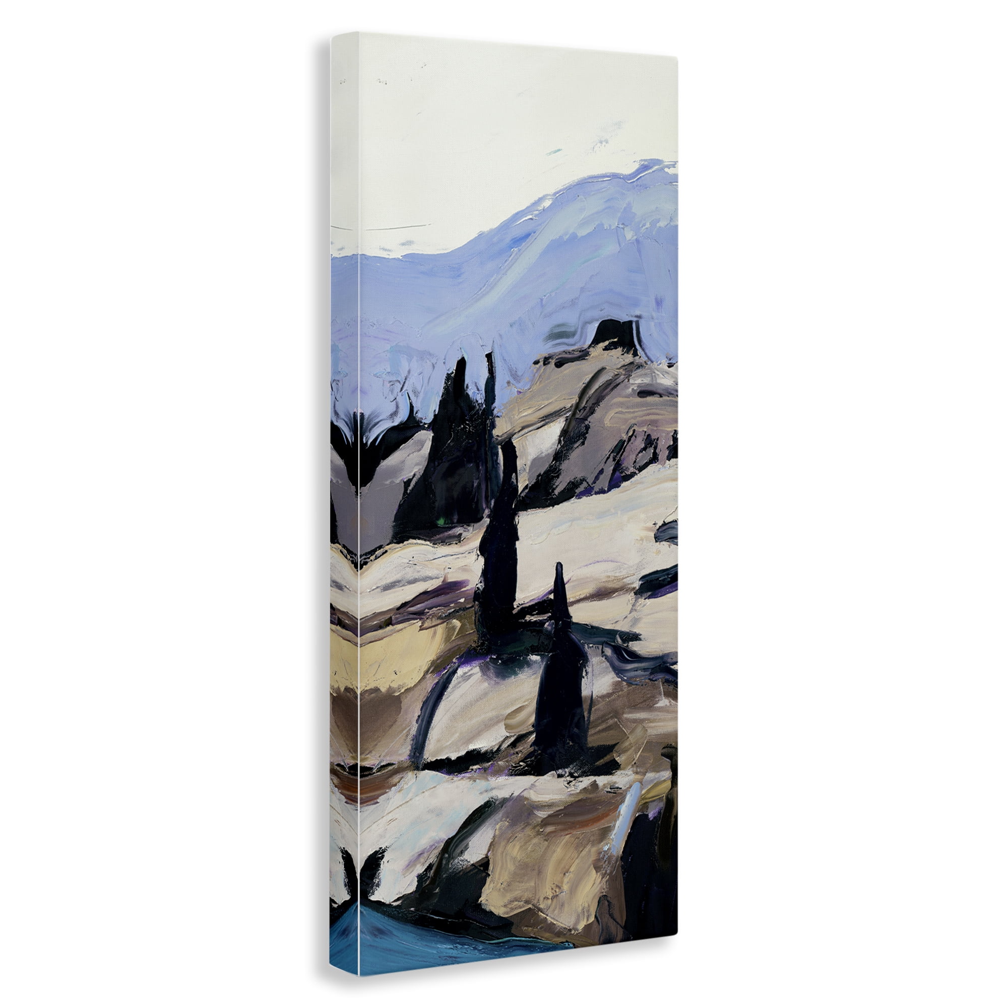 Stupell Industries Nature Scene Visage Landscape & Nature Painting Wrapped Canvas Art Print Wall Art, 17 x 40