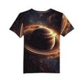 thumbnail image 4 of NAISIBABY Boys Tough T-Shirt, Crewneck Fashion Graphic Short Sleeve Summer Fashion Pullover Tee Multicolor 12T, 4 of 5