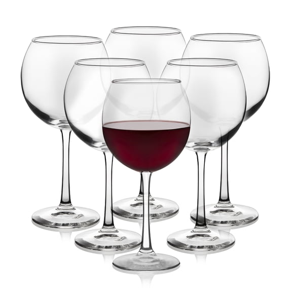Libbey Vina Red Wine Glasses, 18.25-ounce, Set of 6