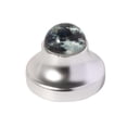 thumbnail image 1 of Adaptador de disco de 45 RPM Inserte la serie Planet Forma especial de luna Cúpula de disco de vinilo de aluminio de 7 pulgadas (Plata)..., 1 of 5