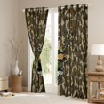 thumbnail image 3 of Castle Fairy Deer Blackout Curtains Set of 2 (52x84 Each),Camouflage Window Curtains, 3 of 6