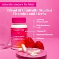 thumbnail image 2 of Pink Stork Labor Prep Supplement, Evening Primrose, Red Raspberry Leaf, Folate, Calcium, Pregnancy, 60 Capsules, 2 of 6