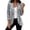 2BU1, variant on Women's Lapel Floral Embroidery Ruffled Double Button Front Jacket Long Sleeve Slim Outerwear for Daily Casual Wear