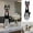 black and white, variant on Handcrafted Dog Vase – Whimsical Resin Dog Flower Vase, Cute Dog-Shaped Vase for Small Flowers, Desk & Shelf Decor, Lightweight Decorative Puppy Planter (Black and White)