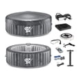 thumbnail image 2 of SereneLife Extérieur Portable 6 Personne Gonflable Spa Spa Spa Thermal Spa, 2 of 8