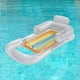 thumbnail image 4 of Cama Flotante Inflable Cola de Piscina 63,4 Sillón Reclinable Hamaca de Agua Claro, 4 of 8