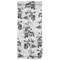 thumbnail image 5 of Black Gray Fruit Door Curtains for Door Window, French Sidelight Front Back Door Curtains With Tieback, Vintage Plant Nature Botanical Flower Kitchen Rod Pocket Drapes Panel, 25"x40", 5 of 6