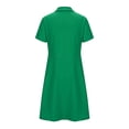 thumbnail image 6 of SUYIDA Girls Flutter Sleeve Solid Color Dress, Lace with Side Pockets, Lightweight Everyday Casual Swing Dress for Girls, 6 of 6