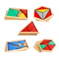 thumbnail image 3 of Juguete Montessori rompecabezas geométrico de madera para desarrollar la inteligencia juego de mesa para regalos aula fiesta estudio niños, 3 of 9
