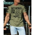 thumbnail image 2 of Gymish Set Goals Workout T-Shirt – Motivational Gym Shirt for Men, Exercise & Lifting Tee, Men’s Workout Apparel, Athletic Gym Wear, 2 of 5