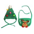 thumbnail image 2 of Christmas Dog Bandana Hat Bow tie Set - Classic Plaid Pet Scarf Dog Christmas Costume Decoration Accessories for Small Medium Large Dogs Cats Pets, 2 of 5