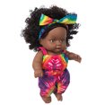 thumbnail image 6 of Tarmeek Baby Doll Toys for Girls Age 3 4 5 6 7 Years Old,8Inch Black African Black Baby Cute Curly Black Baby Dolls Toy Birthday Gifts for Kids, 6 of 9