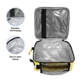 thumbnail image 3 of Square Lunch Bag 10.5*3.5*9.5 Inches Cooler Bag Lunch Bag Insulation Portable Durable Fashion Sunflower Seamless, 3 of 6