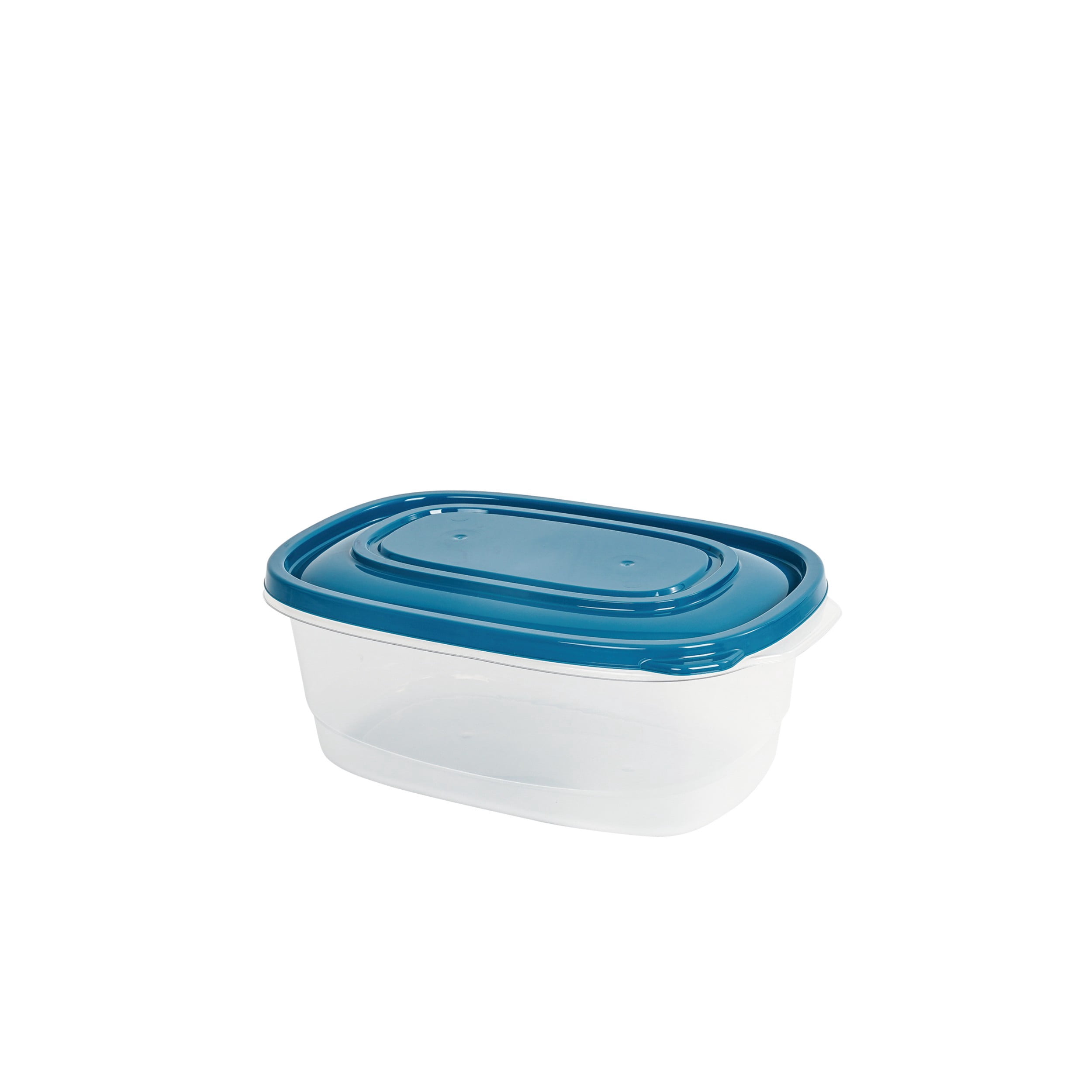 (4 pack) Mainstays Semi Durable Square 8cup Plastic Food Storage Container 3 Pack, A Practical Choice for Dry Goods and Bulk Ingredients