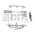 thumbnail image 5 of MERIGLARE RC Car Spare Parts Kits RC Accessories Sturdy RC Front Rear Axle RC Upgrade Metal for 1/12 MN82 LC79 RC Vehicles RC Hobby Car argent, 5 of 8