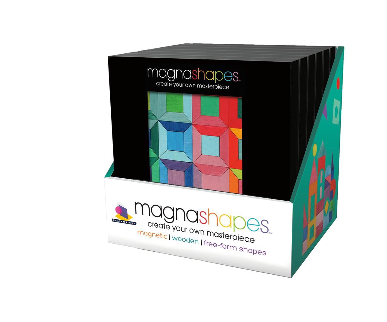 Brainwright - Magna Shapes - Square Rooms - Brain Teaser