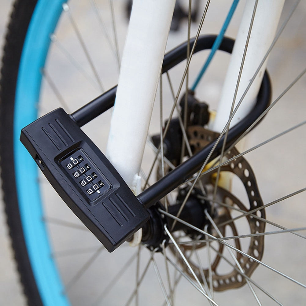 Bike Bicycle Motorbike Combination Cable Lock Anti Thief Security 4 Digit