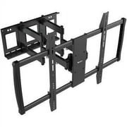 QualGear Heavy-Duty Full Motion TV Wall Mount for Most 60" - 100" Flat Panel and Curved TVs, Black