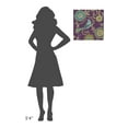 thumbnail image 4 of Global Gallery's Daphne Brissonnet 'Bohemian Wings VII Aubergine' Stretched Canvas Wall Art, 4 of 4