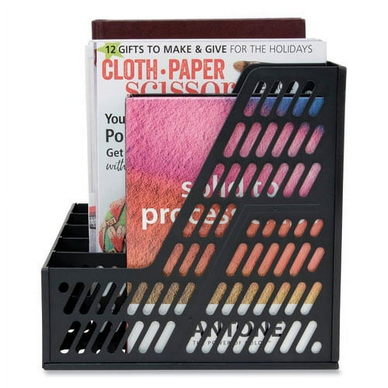 Literature File, Five Slots, 13.25 x 10 x 10.25, Black Literature File, Five Slots, 13.25 x 10 x 10.25, Black