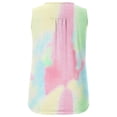 thumbnail image 6 of Deals under 10.00 LYXSSBYX Tank Tops for Women Plus Size Clearance Women's Fashion Sleeveless Round-Neck Tops Printed Blouse Buttons Vest, 6 of 6