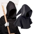 thumbnail image 4 of Capucha de Halloween Caballero de Halloween creativo con capucha Poncho de Halloween divertido Medieval Negro Yuyangstore Capucha de Halloween, 4 of 8