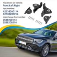 thumbnail image 4 of 1Pair Front Headlight Repair Mount RS Bracket Kits for Mercedes-Benz, 4 of 5