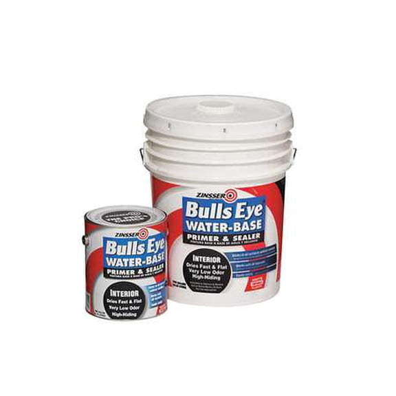 White, Zinsser Bulls Eye Water-Base Primer-2241, Gallon