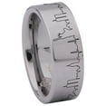 thumbnail image 3 of New York Heartbeat Tungsten Carbide Ring, 3 of 9