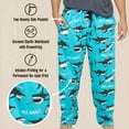 thumbnail image 6 of LazyOne Animal Pajama Pants for Men, Male Pajamas, Bite Me Shark, Large, 6 of 7