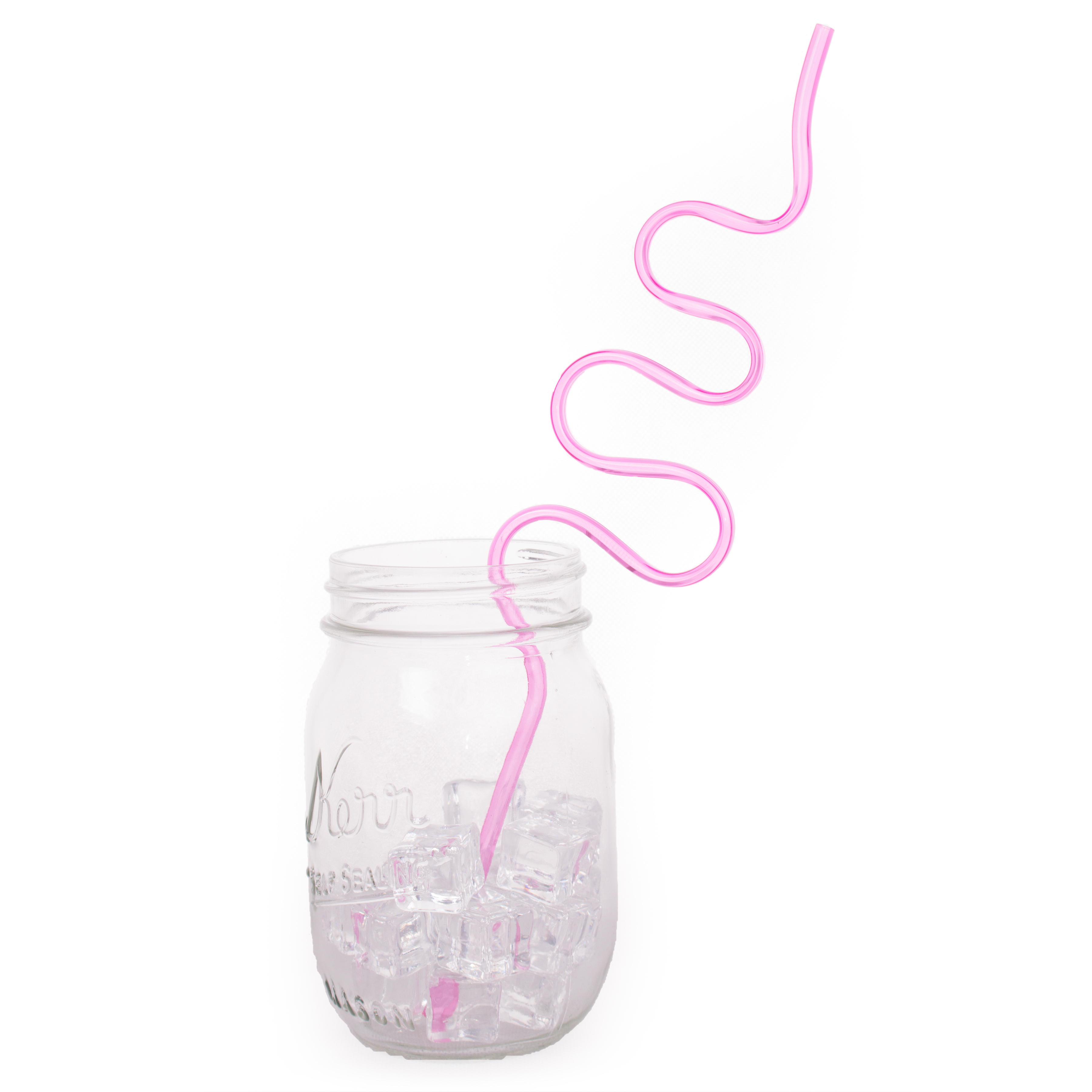 Chef Craft Bright & Colorful Twisty Crazy 13" Plastic Straws, 2 Pack