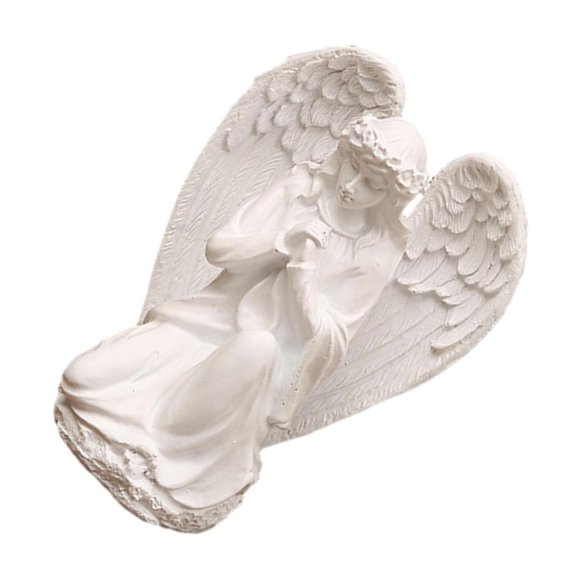 ziyahi Resin Angel Sculpture Decor Lightweight Statue For Patio Yard Ornament Angel Sculpture For Patio Lawn Yard Porch Decor Style E