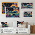 thumbnail image 4 of DESIGN ART Designart "Blue And Orange The Art Of Muscle I" Cars American Muscle Wall Decor 32 in. wide x 24 in. high, 4 of 5