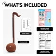 thumbnail image 5 of Otamatone Electronic Musical Instrument Toy for Children Unisex Adults - Brown, 5 of 10