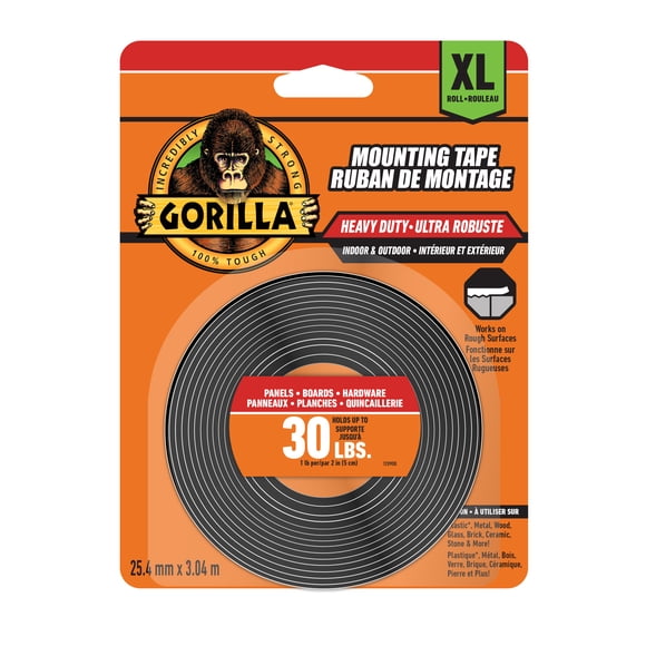 Gorilla Heavy Duty Mounting Tape 120"