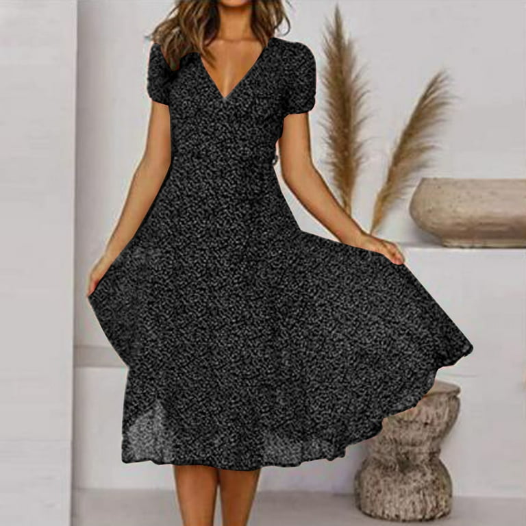 Flowy polka hotsell dot dress