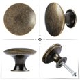 thumbnail image 3 of Lote De 10 Boutons De Porte Boutons De Tiroir 30mm Vintage Bronze Poignes Boutons De Meuble Pour Placards De Cuisine, 3 of 5