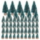thumbnail image 2 of 50PCS Miniature Artificial Christmas Tree Small Snow Frost Trees Pine, 2 of 5