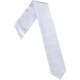 thumbnail image 4 of Qomolagnma 10pcs 60in White Sublimation Blanks Unisex Plain Graduation Stole, Satin Sash Graduation Honor Stole Scarf, 4 of 4