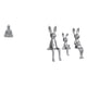 thumbnail image 1 of Estatua de mono en miniatura, escultura de Buda sentado, adorno de cerámica de arenisca, decoración para meditar, adecuada para el hogar, el jardín, l, 1 of 8