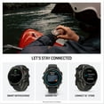 thumbnail image 5 of Garmin fēnix 8 Pro, 47mm, AMOLED Display, Premium Connected Multisport GPS Smartwatch, inReach® Technology, Sapphire, Carbon Gray DLC Titanium with Black/Pebble Gray Silicone Band, 5 of 7
