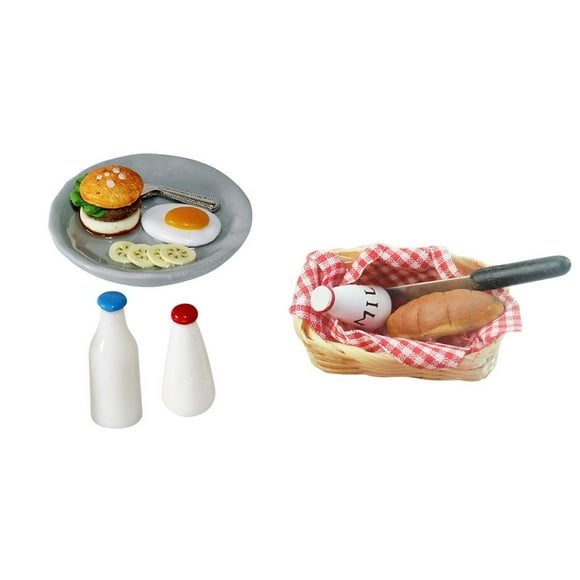 Cesta en miniatura Accesorios de decoración de para mesa de comedor