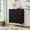 Black, variant on 2-Door Accent Cabinet With Adjustable Shelves