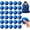 Blue, variant on Teyva Pack Racquetballs Bulk 2.4" Rubber Racket Balls