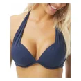 thumbnail image 1 of Coco Reef Contours Cameo Underwire Halter Bikini Top, 34D, Navy, 1 of 1