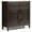 Dark Brown, variant on Connaught 40 inch Wide Solid Wood Traditional Entryway Storage Cabinet in Fog Grey