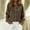Brown, variant on Women's Corduroy Shirts Long Sleeve Button Down Casual Oversized Blouses with Pocket