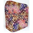 thumbnail image 2 of Batik Tie Dye Cover Compatible with Sunbeam Heritage Series 4.6qt Mixmaster by Penny's Needful Things (Pink Purple Brown Floral), 2 of 2