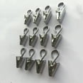 thumbnail image 3 of 30 Pcs Stainless Steel Shower Curtain Clips Drapery Ring Satin Curtain Clips with Hook, 3 of 8