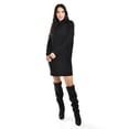 thumbnail image 2 of Vestido de punto con cuello alto Roman Fashion /Juvenil, 3821 (Negro) negro CH, 2 of 5